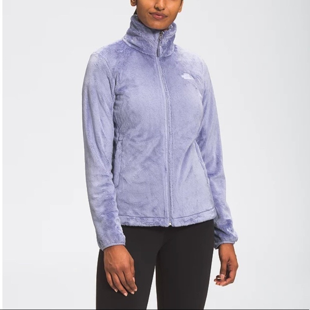 THE NORTH FACE  Osito Fleece Jacket Women's XL Purple Lavender Plush Full Zip